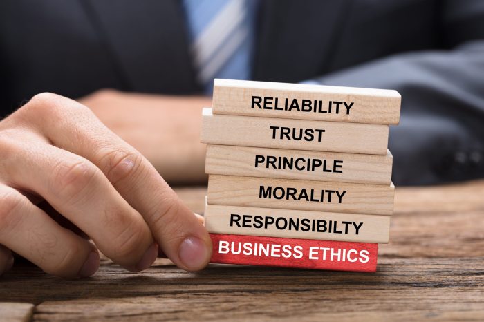 Ethics corporate business diagram illustration qualities stock respect preview